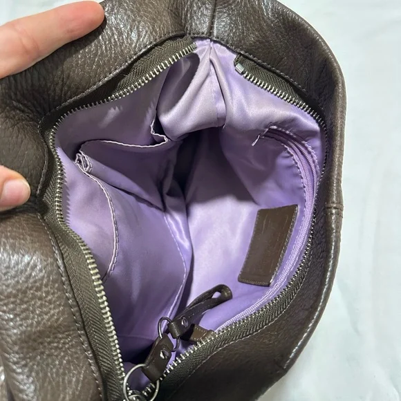 Coach Carly Brown Leather Bag - Picture 8 of 17